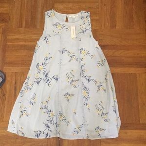 Francesca’s Light Blue Floral Dress